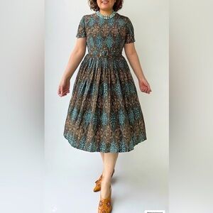Vintage fit and flare dress by Patty Petite
